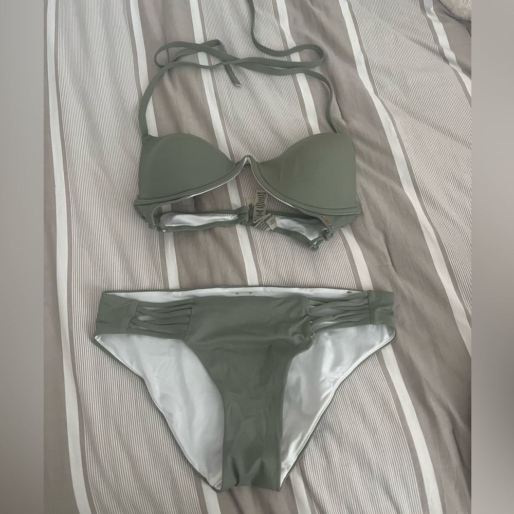 Green bathing suit (PINK)